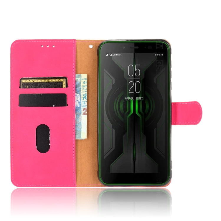 For Blackview BV6300 Pro Solid Color Skin Feel Magnetic Buckle Horizontal Flip Calf Texture PU Leather Case with Holder & Card Slots & Wallet(Rose Red)