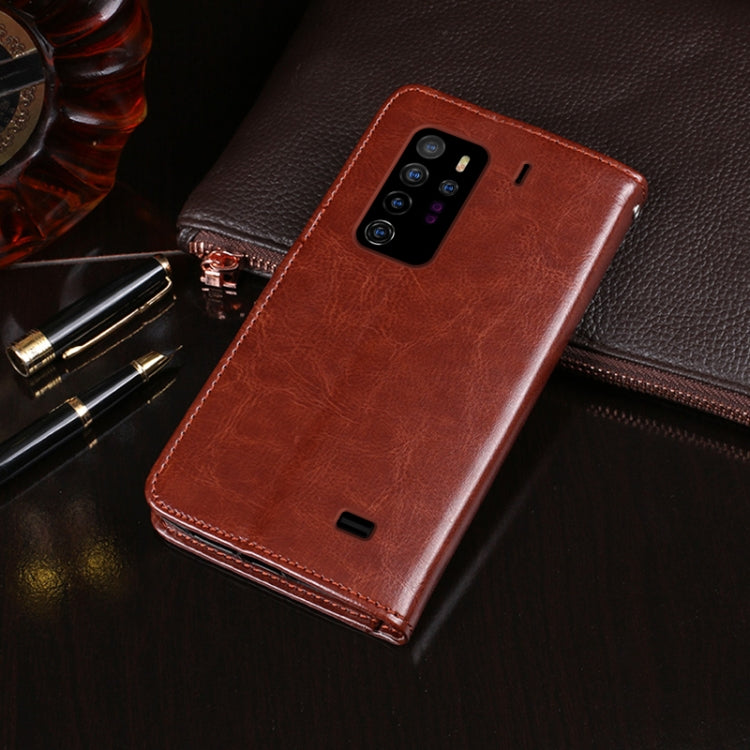 For Ulefone Armor 11 5G idewei Crazy Horse Texture Horizontal Flip Leather Case with Holder & Card Slots & Wallet(Blue)