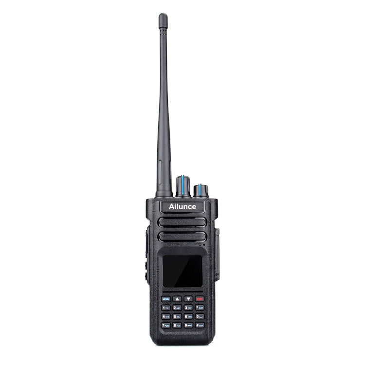 RETEVIS HD1 136-174&400-480MHz&76-107.95MHz 3000CHS Dual Band DMR Digital Water-resistant Two Way Radio Handheld Walkie Talkie, US Plug(Black)