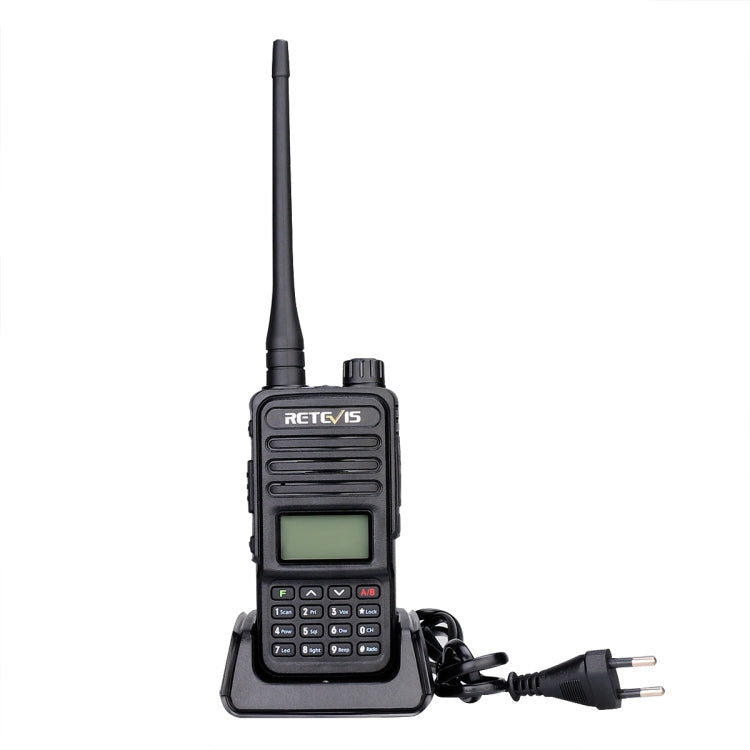RETEVIS RT85 EU Frequency 136.000-174.000MHz+400.000-470.000MHz 200CHS Dual Band Digital Two Way Radio Handheld Walkie Talkie(Black)