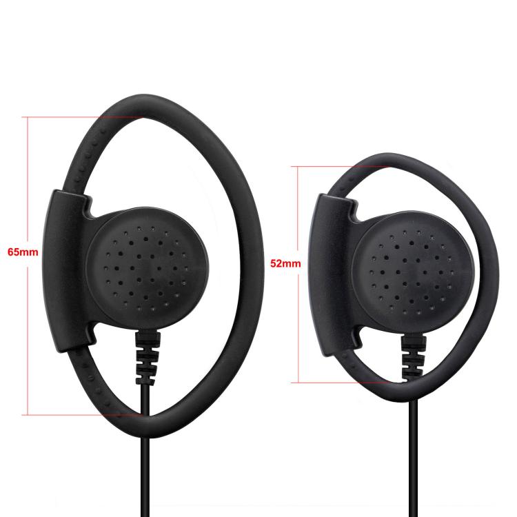 RETEVIS EEK012 Adjustable Contour High Volume K-head Double-needle D-type Ear Hook for H-777/RT-5R/RT1/RT2/RT5 /888s/UV5R