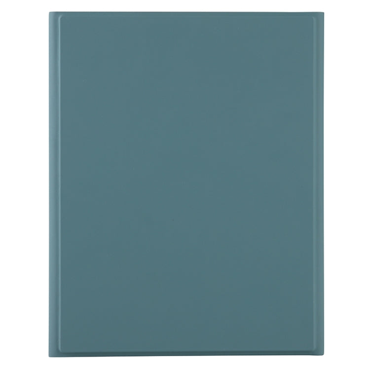 Y-C11B 2021 Detachable Candy Color Skin Texture Round Keycap Bluetooth Keyboard Leather Tablet Case with Pen Slot & Stand For iPad Pro 11 2021 / Air4 / Air5 / Pro 11(Dark Green)