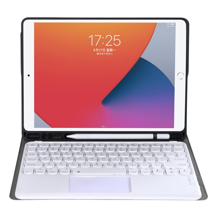 YA11B-A 2021 Detachable Lambskin Texture Round Keycap Bluetooth Keyboard Leather Tablet Case with Touch Control & Pen Slot & Stand For iPad Pro 11 (2021)(Gold) - For iPad Pro by PMC TechLife | Online Shopping South Africa | PMC TechLife