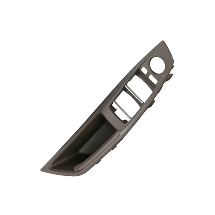 Car Left Front Inner Door Armrest for BMW 5 Series F10 / F18, Left Driving(Mocha)
