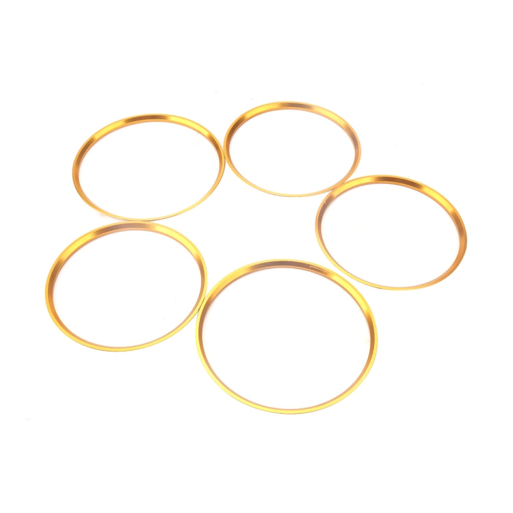 A5819-02 5 PCS Car Gold Air Conditioner Air Outlet Decorative Ring for Mercedes-Benz - free shipping - PMC Jewellery - Order now!