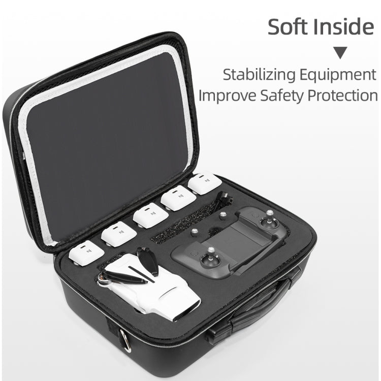 Portable Single Shoulder Storage Travel Carrying Cover Case Box with Baffle Separator for FIMI X8 mini(Black + Black Liner) - by PMC Jewellery | Online Shopping South Africa | PMC Jewellery | Buy Now Pay Later Mobicred