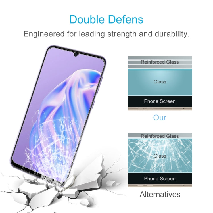 For Ulefone Note 6 50 PCS 0.26mm 9H 2.5D Tempered Glass Film