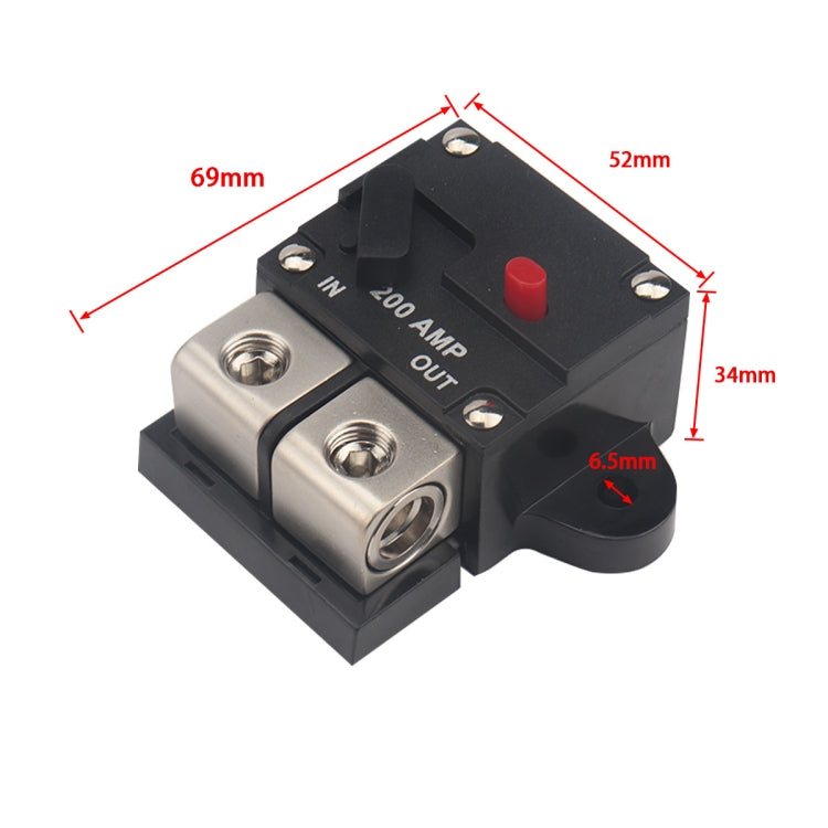 A6071 200A Car / Yacht Audio Circuit Breaker with Accessory - free shipping - PMC TechLife - Order now!