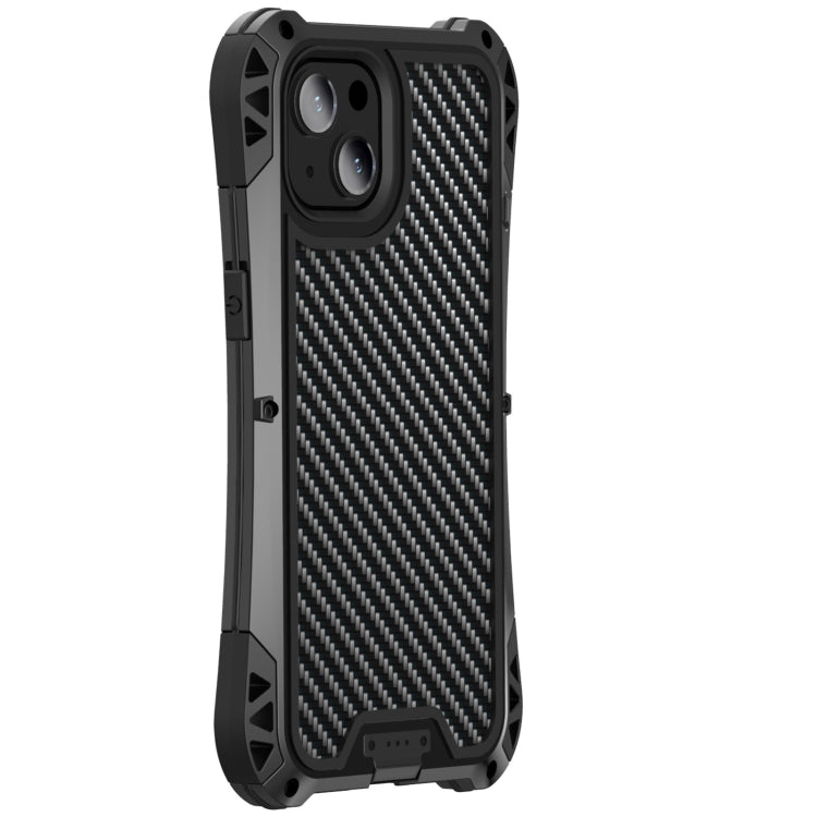 For iPhone 13 mini R-JUST AMIRA Shockproof Dustproof Waterproof Metal Protective Case (Black) - iPhone 13 mini Cases by R-JUST | Online Shopping South Africa | PMC Jewellery | Buy Now Pay Later Mobicred