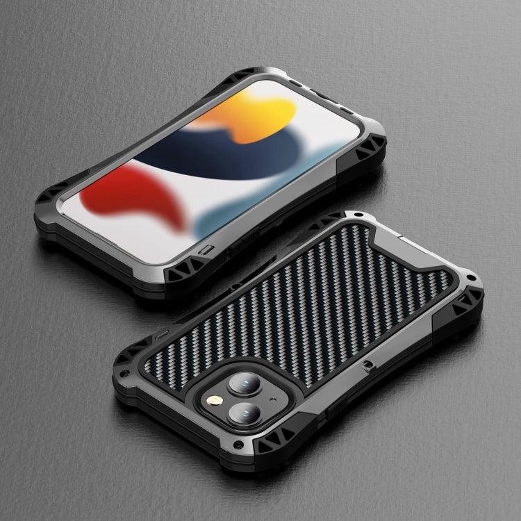 For iPhone 13 mini R-JUST AMIRA Shockproof Dustproof Waterproof Metal Protective Case (Black) - iPhone 13 mini Cases by R-JUST | Online Shopping South Africa | PMC Jewellery | Buy Now Pay Later Mobicred