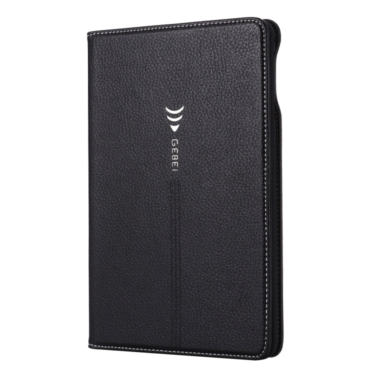 For iPad Mini 2019 & 4 & 3 & 2 & 1 GEBEI PU+TPU Horizontal Flip Protective Case with Holder & Card Slots(Black) - free shipping - PMC Jewellery - Order now!