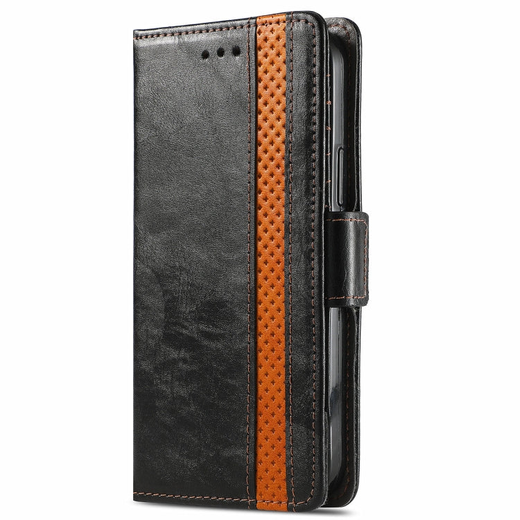For Doogee X96 Pro CaseNeo Business Splicing Dual Magnetic Buckle Horizontal Flip PU Leather Case with Holder & Card Slots & Wallet(Black)