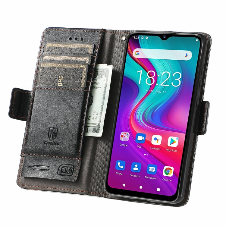 For Doogee X96 Pro CaseNeo Business Splicing Dual Magnetic Buckle Horizontal Flip PU Leather Case with Holder & Card Slots & Wallet(Black)