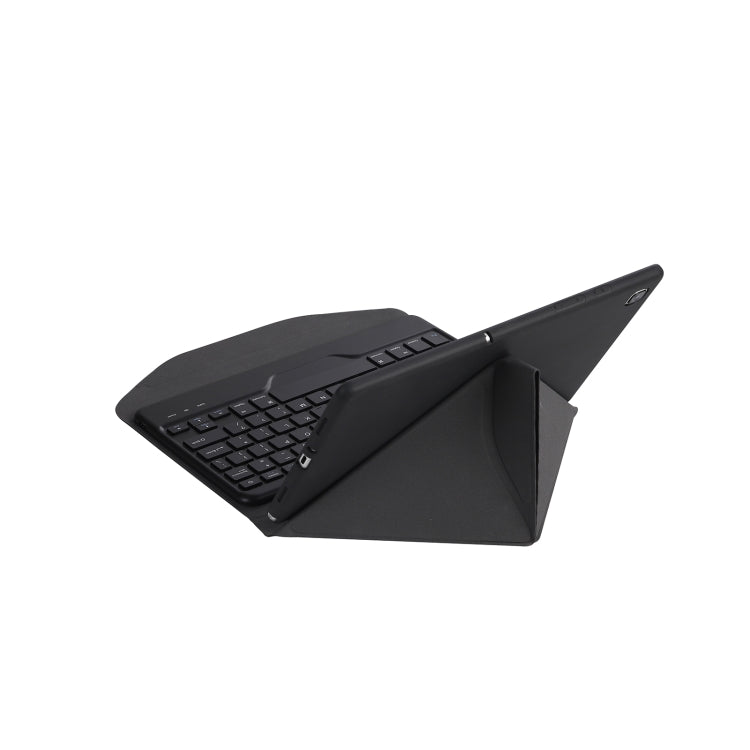 BM13 Diamond Texture Detachable Bluetooth Keyboard Leather Tablet Case with Pen Slot & Triangular Back Support For Lenovo Pad Pro 11.5 inch 2021 TB-J716F / Tab P11 Pro 11.5 inch TB-J706F(Black)