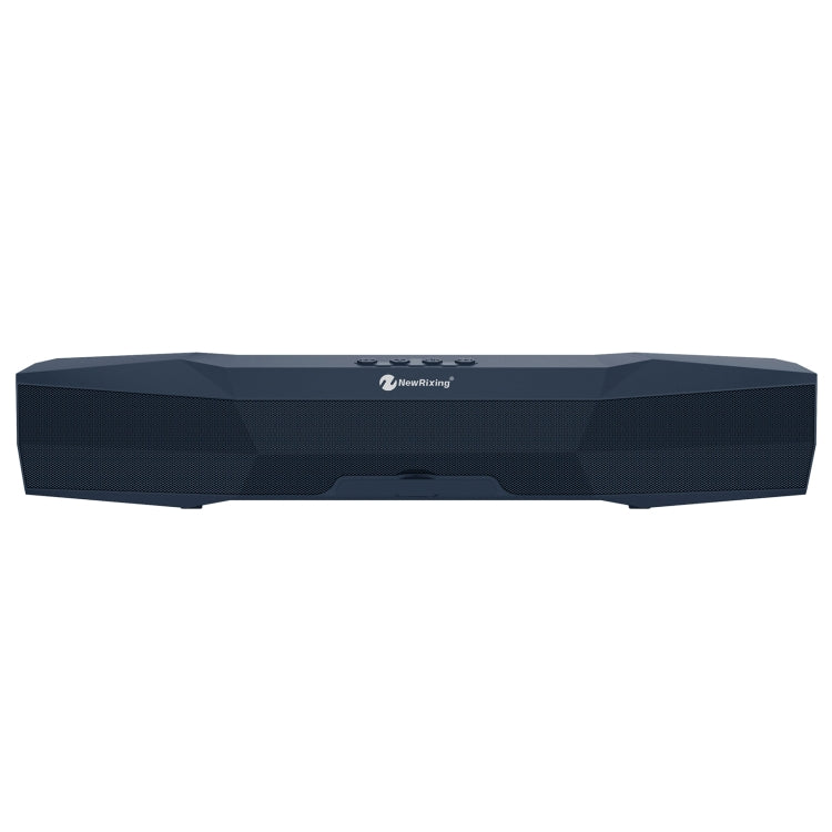 NewRixing NR-7011 Outdoor Portable Bluetooth Speaker with Phone Holder, Support Hands-free Call / TF Card / FM / U Disk(Blue)