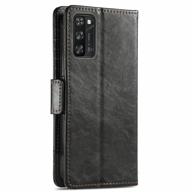 For Blackview A100 CaseNeo Business Splicing Dual Magnetic Buckle Horizontal Flip PU Leather Case with Holder & Card Slots & Wallet(Black)