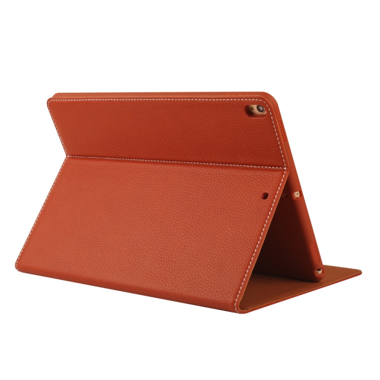 For iPad Pro 10.5 inch GEBEI PU+TPU Horizontal Flip Protective Case with Holder & Card Slots(Brown) - free shipping - PMC Jewellery - Order now!