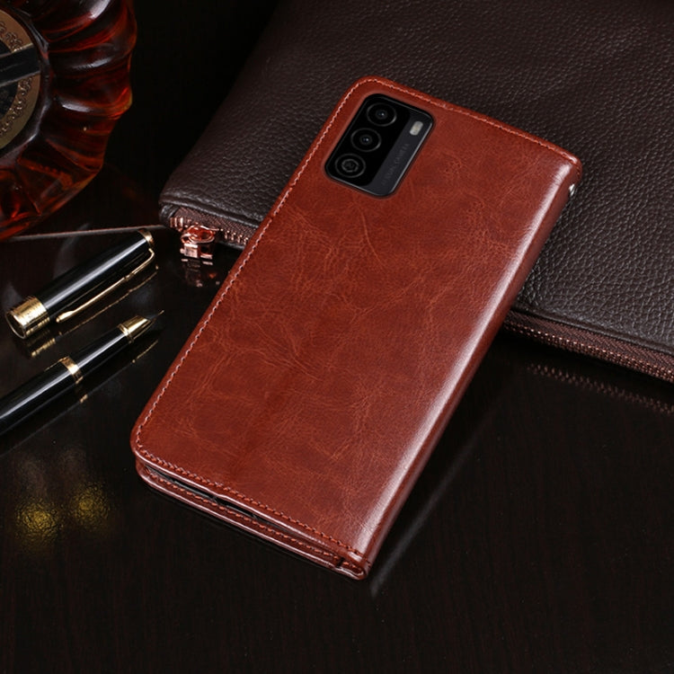 For U-MAGIC 30e idewei Crazy Horse Texture Horizontal Flip Leather Case with Holder & Card Slots & Wallet(Red)