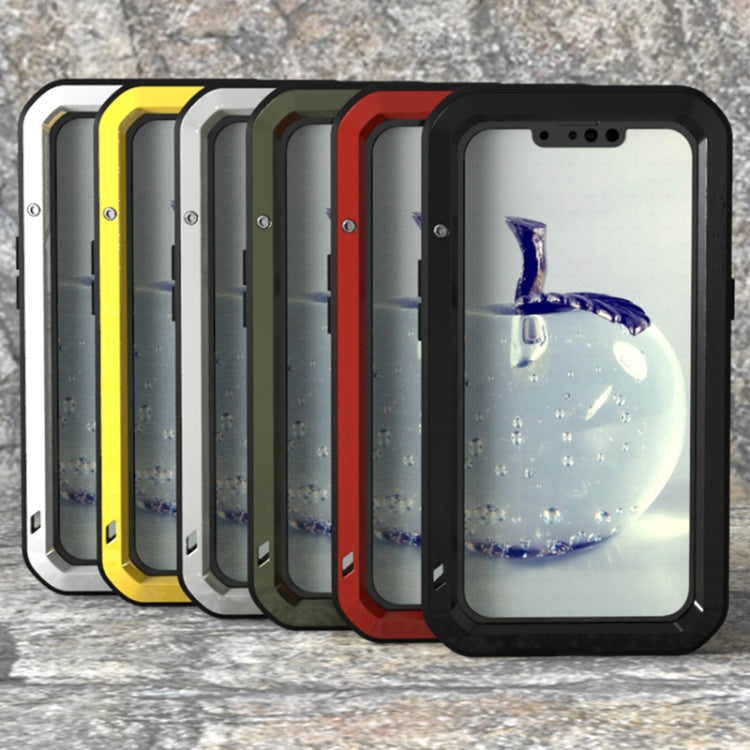 For iPhone 13 Pro Max LOVE MEI Metal Shockproof Life Waterproof Dustproof Protective Phone Case (Red) - free shipping - PMC TechLife - Order now!