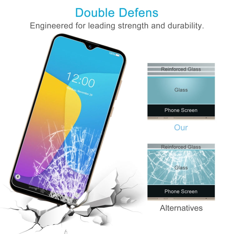 10 PCS 0.26mm 9H 2.5D Tempered Glass Film For Doogee Y8C