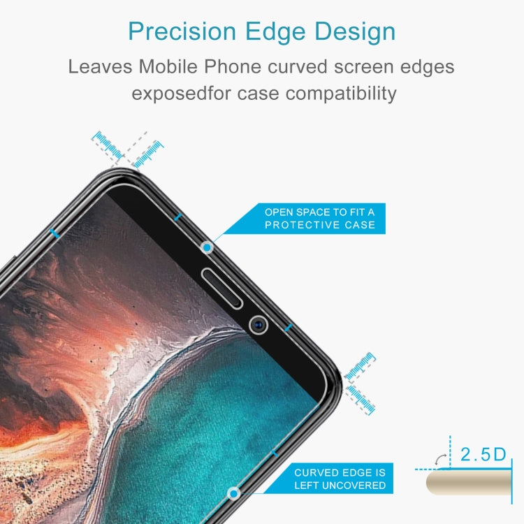 10 PCS 0.26mm 9H 2.5D Tempered Glass Film For Ulefone P6000 Plus