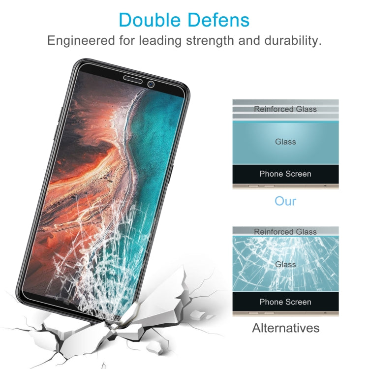 10 PCS 0.26mm 9H 2.5D Tempered Glass Film For Ulefone P6000 Plus