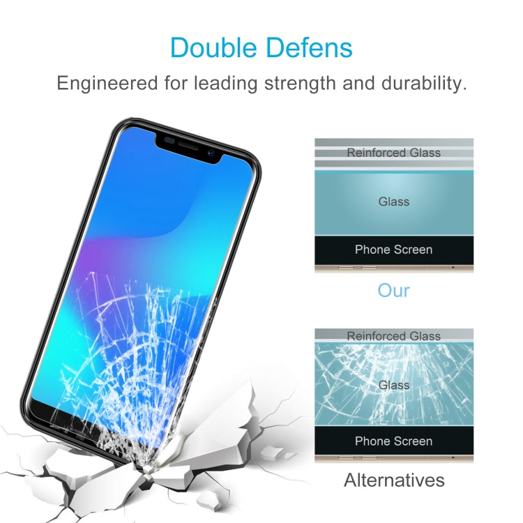 10 PCS 0.26mm 9H 2.5D Tempered Glass Film For Doogee X70