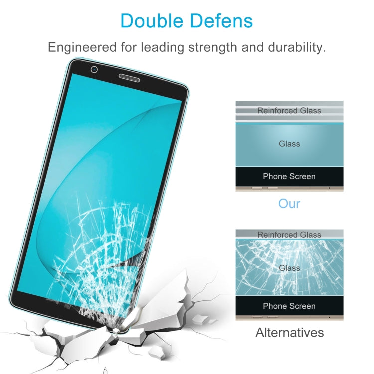 50 PCS 0.26mm 9H 2.5D Tempered Glass Film For Blackview A20