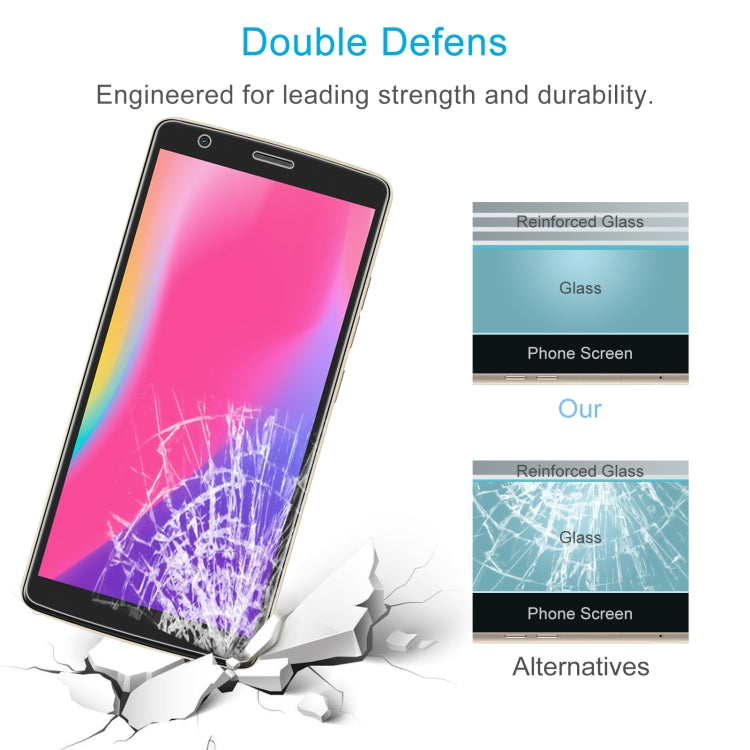 50 PCS 0.26mm 9H 2.5D Tempered Glass Film For Blackview A20 Pro
