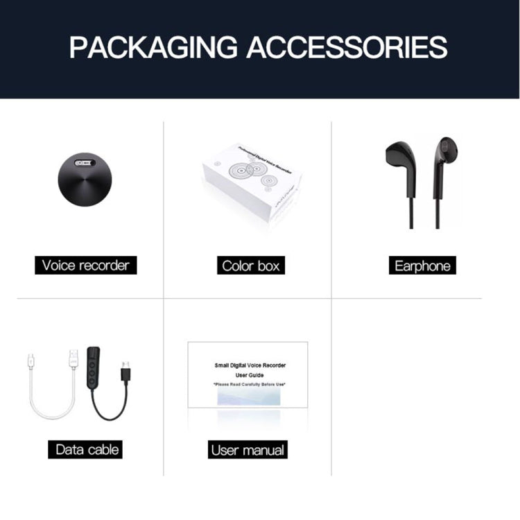 Q37 Intelligent HD Noise Reduction Voice Recorder, Capacity:32GB(Black) - Recording Pen by PMC TechLife | Online Shopping South Africa | PMC TechLife | Buy Now Pay Later Mobicred