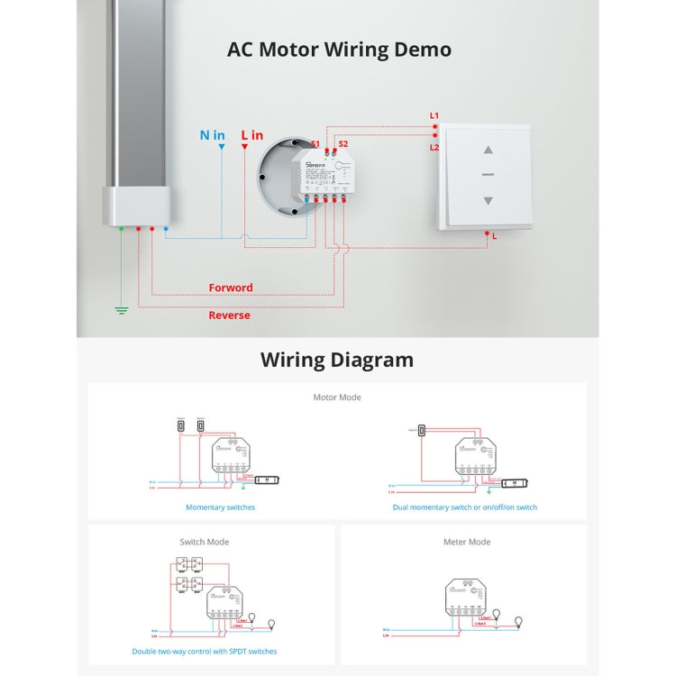 Sonoff DUALR3 Dual Ways Control WiFi Smart Switch Module - free shipping - PMC Jewellery - Order now!