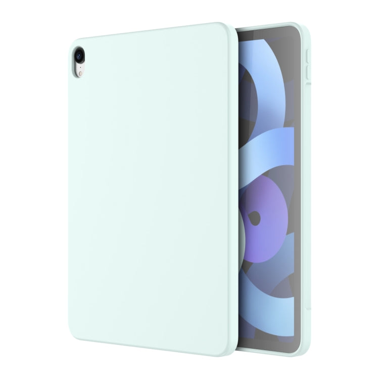 For iPad Air 11 2024 / Air 2022 / Air 2020 10.9 Mutural Silicone Microfiber Tablet Case(Sky Blue)