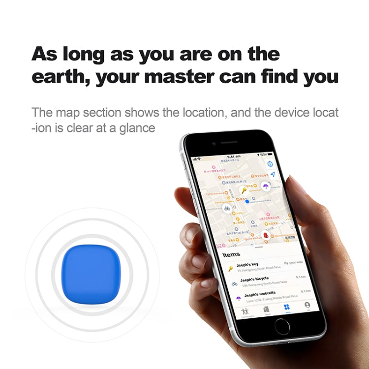 FindTag Metal Anti-lost Global Locator Tracker(White) - Anti-lost Alarm by PMC Jewellery | Online Shopping South Africa | PMC Jewellery | Buy Now Pay Later Mobicred