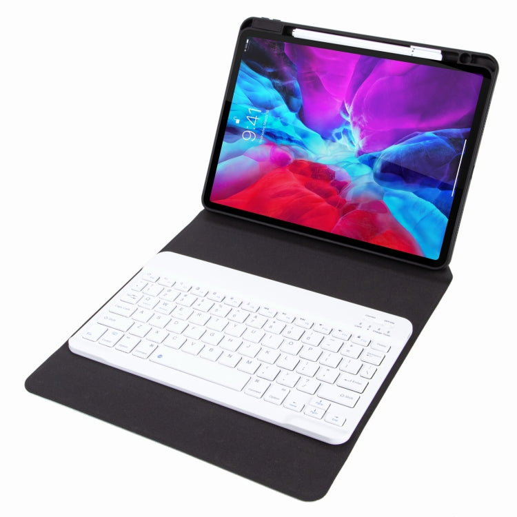 H-109 Bluetooth Keyboard Leather Case with Rear Three-fold Holder For iPad Pro 11 inch 2021 & 2020 & 2018 / Air 2020 10.9(Rainbow)