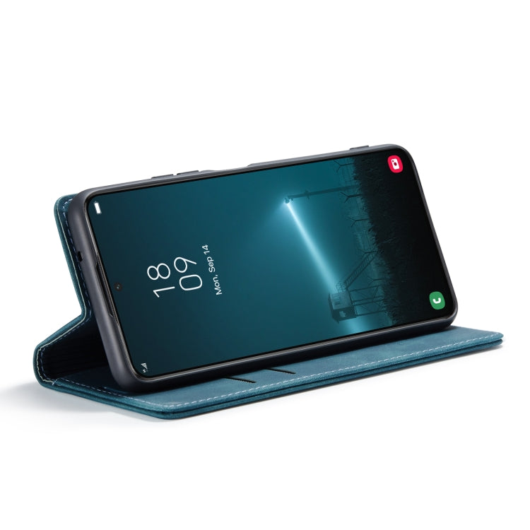 For Samsung Galaxy S22 CaseMe 013 Multifunctional Horizontal Flip Leather Phone Case(Blue) - free shipping - PMC Jewellery - Order now!