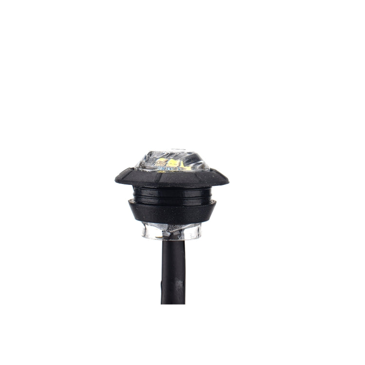 A5015 15 in 1 Red + Amber + White Light Truck Trailer LED Round Side Marker Lamp