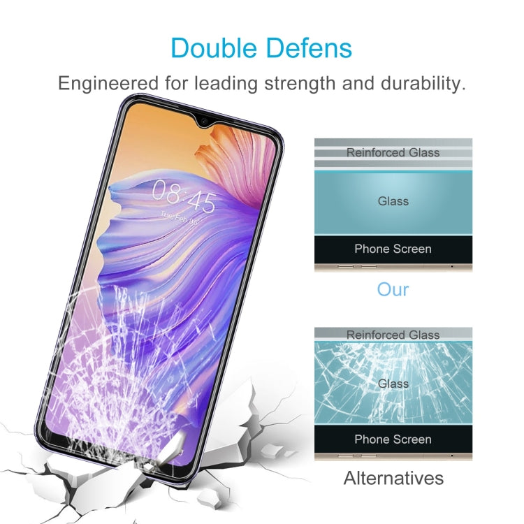 0.26mm 9H 2.5D Tempered Glass Film For Tecno Spark 8