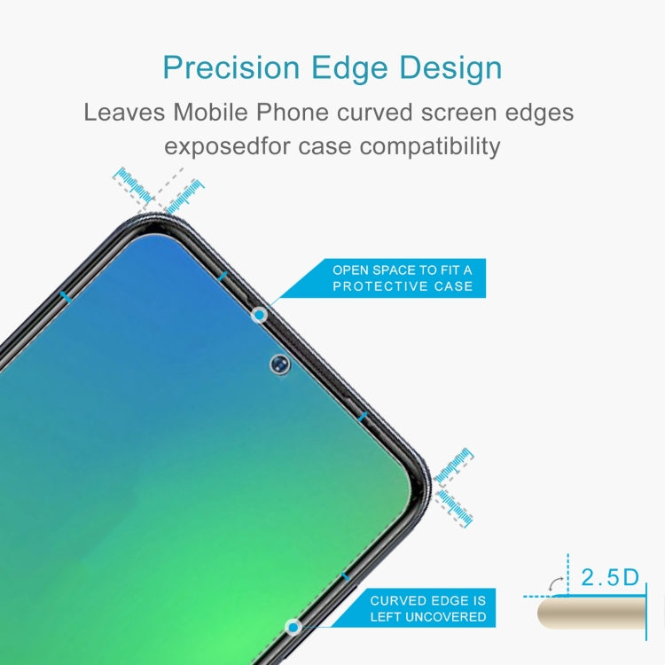 50 PCS 0.26mm 9H 2.5D Tempered Glass Film For Ulefone Note 13P