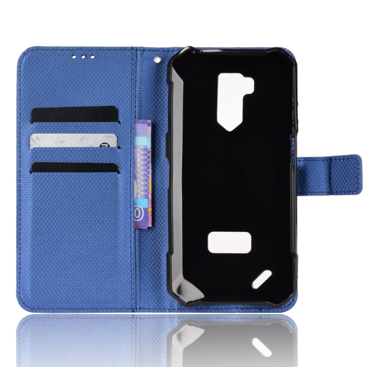 For Ulefone Armor X9 Diamond Texture Leather Phone Case(Blue)