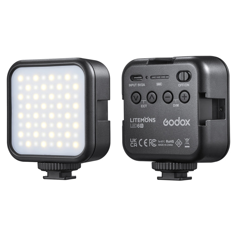 Godox LED-6BI LED Video Shoot Light - free shipping - PMC Jewellery - Order now!