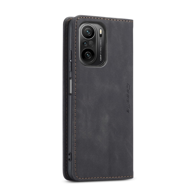 For Xiaomi Redmi K40 / K40 Pro / Poco F3/Mi 11i/Mi 11X/Mi 11X Pro CaseMe 013 Multifunctional Leather Phone Case(Black)