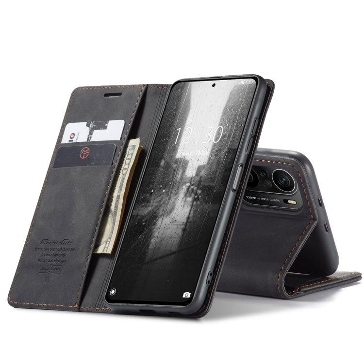 For Xiaomi Redmi K40 / K40 Pro / Poco F3/Mi 11i/Mi 11X/Mi 11X Pro CaseMe 013 Multifunctional Leather Phone Case(Black)