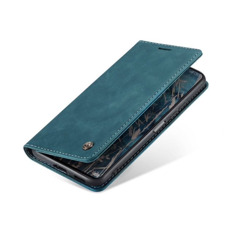 For Xiaomi Mi 11T / 11T Pro CaseMe 013 Multifunctional Leather Phone Case(Blue) - free shipping - PMC Jewellery - Order now!