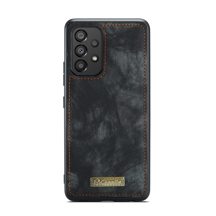 For Samsung Galaxy A53 5G CaseMe-008 Detachable Multifunctional Horizontal Flip Leather Case(Black)