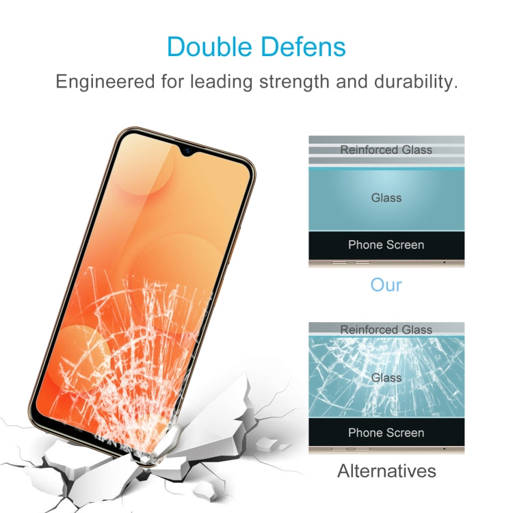 50 PCS 0.26mm 9H 2.5D Tempered Glass Film For Blackview A95