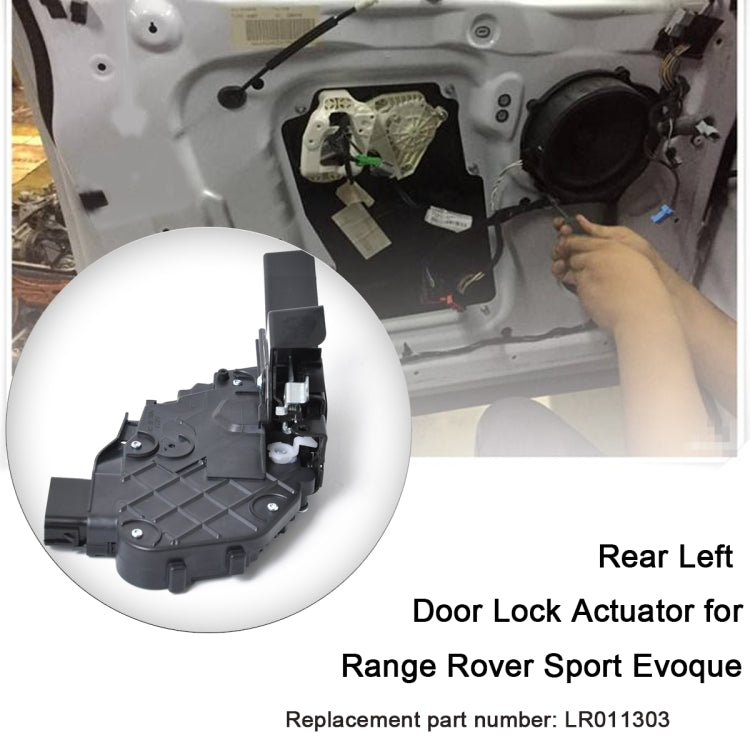 A1608-03 Car Rear Left Door Lock Actuator Motor LR011303 for Land Rover - Locks & Hasps by PMC TechLife | Online Shopping South Africa | PMC TechLife | Buy Now Pay Later Mobicred