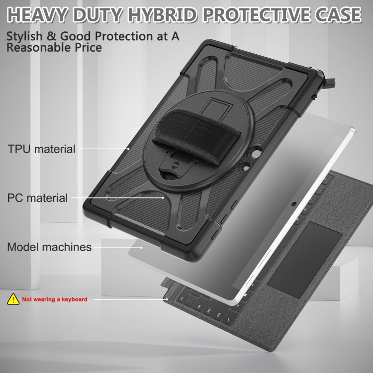 For Microsoft Surface Go 4 / 3 / 2 / 1 TPU + PC Tablet Case(Black) - free shipping - PMC Jewellery - Order now!