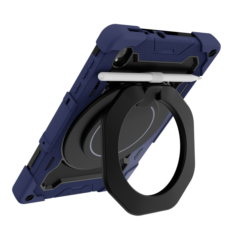 For Lenovo Tab K10 / M10 Plus Armor Contrast Color Silicone + PC Tablet Case(Black) - Lenovo by PMC TechLife | Online Shopping South Africa | PMC TechLife | Buy Now Pay Later Mobicred