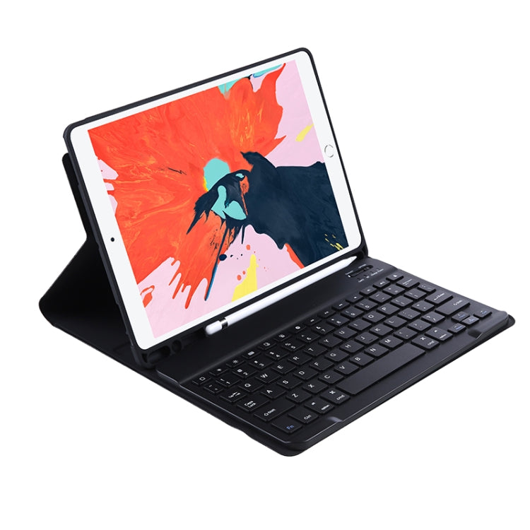 C-098B Candy Color Skin Feel Texture Bluetooth Keyboard Leather Case with Pen Holder For iPad Air 4 10.9 2020 / Air 5 10.9 2022 (Black) - For iPad Air by PMC TechLife | Online Shopping South Africa | PMC TechLife