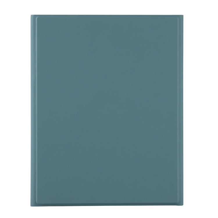 T098B Candy Color Skin Feel Texture Bluetooth Keyboard Leather Case with Pen Holder For iPad Air 4 10.9 2020 / Air 5 10.9 2022 (Dark Green)